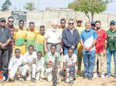 zaheer abbas visits zambia to witness cricket activities zaheer abbas visits zambia to witness cricket activities