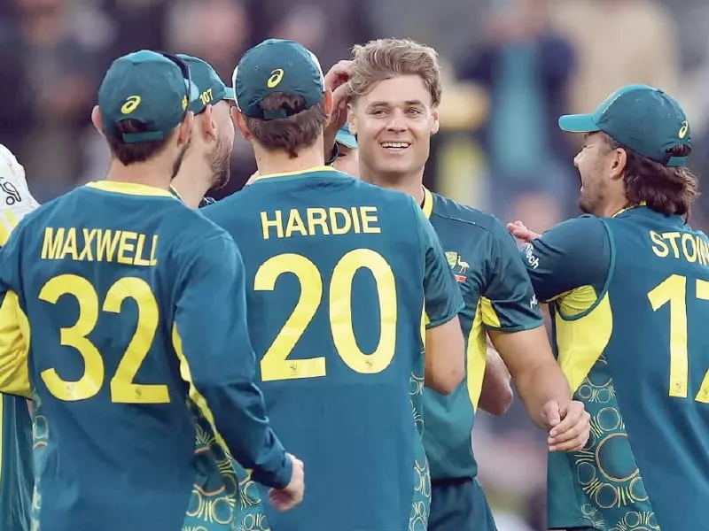 spencer johnson continued his good form by striking early in hobart photo cricket australia spencer johnson continued his good form by striking early in hobart photo cricket australia