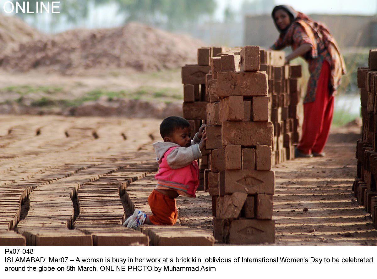 child labour two arrested for employing children at brick kiln