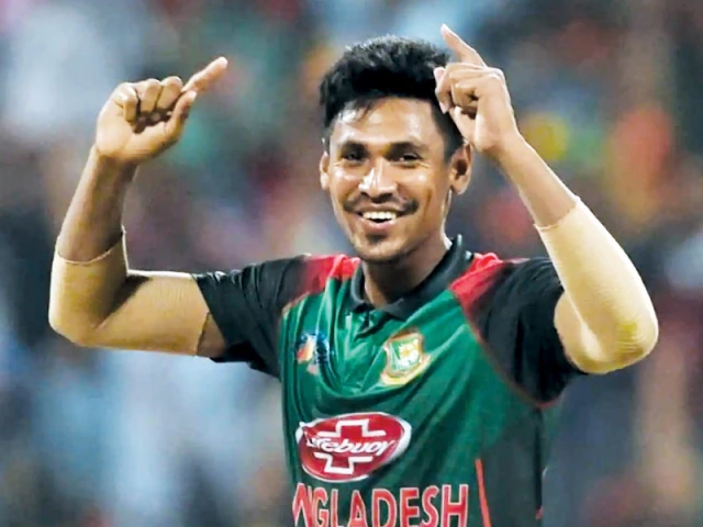 mustafizur rahman injured his left thumb during his final indian premier league ipl match photo icc mustafizur rahman injured his left thumb during his final indian premier league ipl match photo icc
