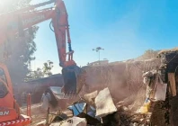 over 400 illegalstructures razed