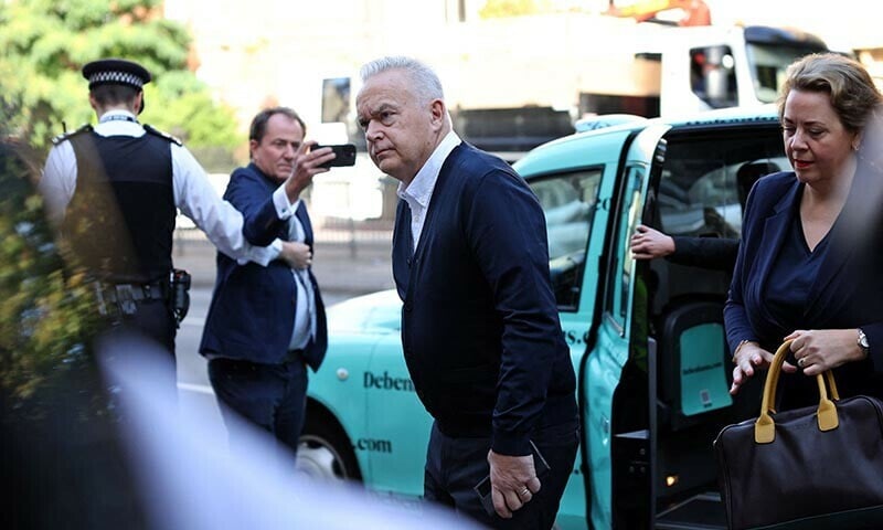 former bbc news anchor huw edwards arrives at westminster magistrates court on september 16 photo afp