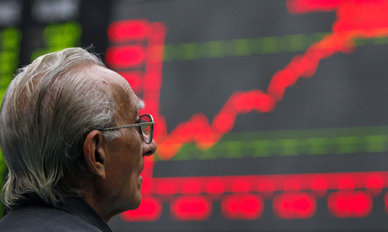 benchmark index falls 265 58 points to close at 44 551 13 photo reuters