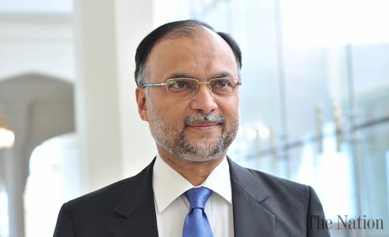 federal minster for interior and planning development and reforms ahsan iqbal photo file photo