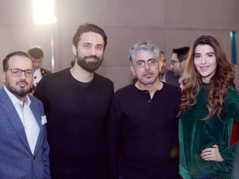 jerjees seja ali noor uzair zaheer khan and hareem farooq photo express jerjees seja ali noor uzair zaheer khan and hareem farooq photo express