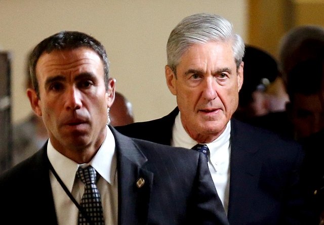 special counsel robert mueller r departs after briefing members of the us senate on his investigation into potential collusion between russia and the trump campaign on capitol hill in washington us june 21 2017 photo reuters