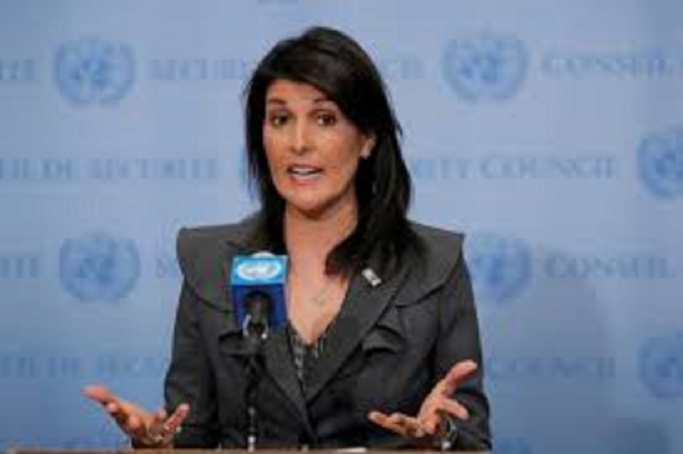 us ambassador to the united nations nikki haley speaks at un headquarters in new york ny us january 2 2018 photo reuters