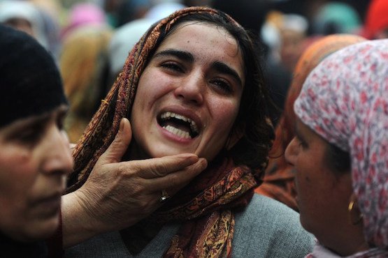 in december alone indian troops martyred 14 kashmiris including two women photo afp