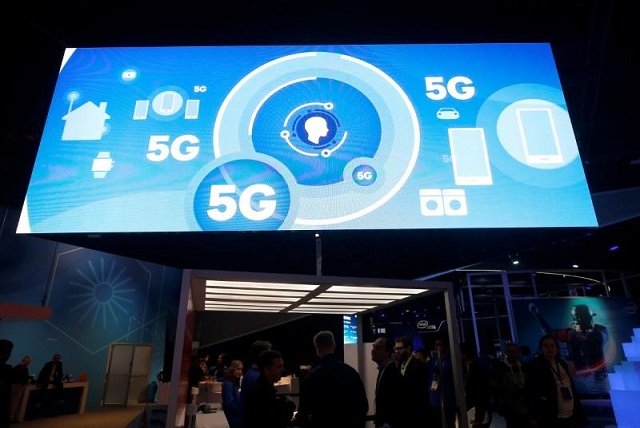 a video promotes the 5g mobile wireless standard at the qualcomm booth during the 2017 ces in las vegas nevada january 6 2017 photo reuters