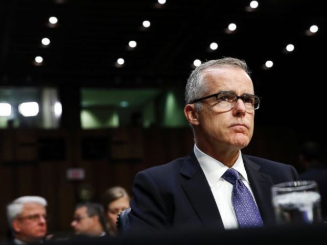 mccabe had been expected to leave the federal law enforcement agency as its no 2 official in march photo afp