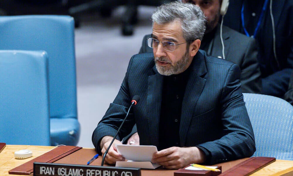 iran s acting foreign minister ali bagheri kani photo reuters