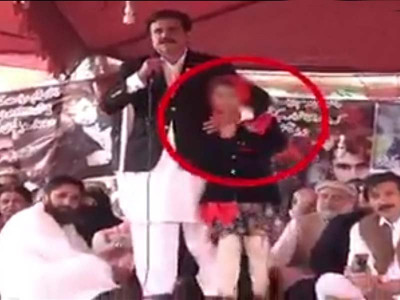 video of pml n senator groping girl in karachi draws social media ire video of pml n senator groping girl in karachi draws social media ire