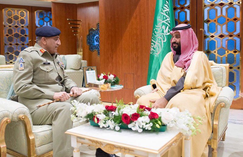 coas discusses bilateral military ties with saudi crown prince