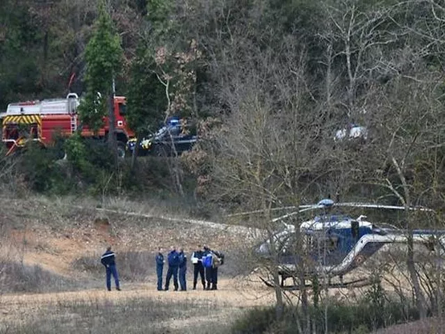 french police and firefighters at the site where two army helicopters collided and crashed in southern france on friday killing five officers photo afp french police and firefighters at the site where two army helicopters collided and crashed in southern france on friday killing five officers photo afp