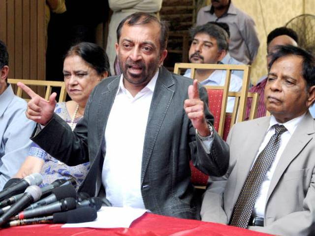 mqm p chief dr farooq sattar photo file