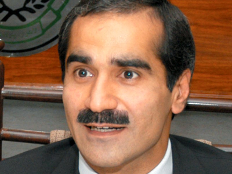 federal minister khawaja saad rafique photo file