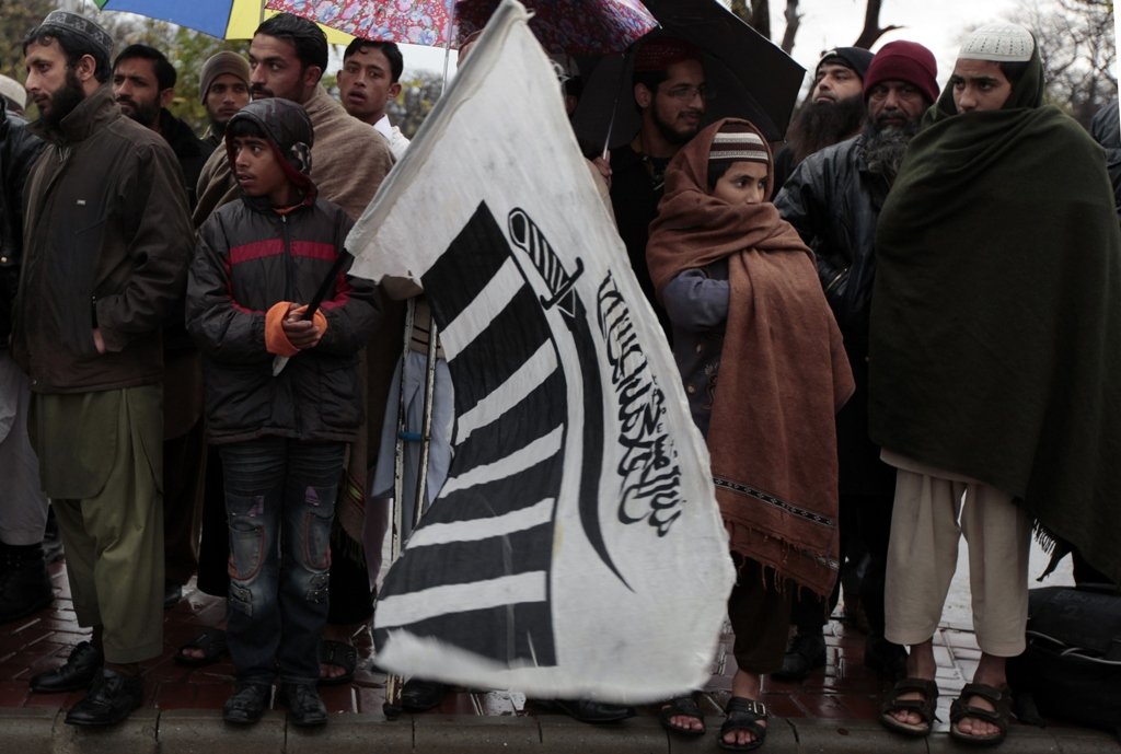 supporters of jamaatud dawa take part in a rally to mark kashmir solidarity day in islamabad photo reuters file