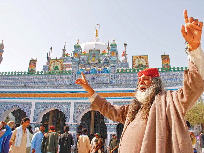 shrine of hazrat shah abdul latif bhittai photos express