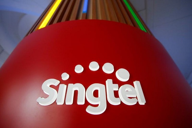 a singtel logo is pictured at their head office in singapore february 11 2016 photo reuters