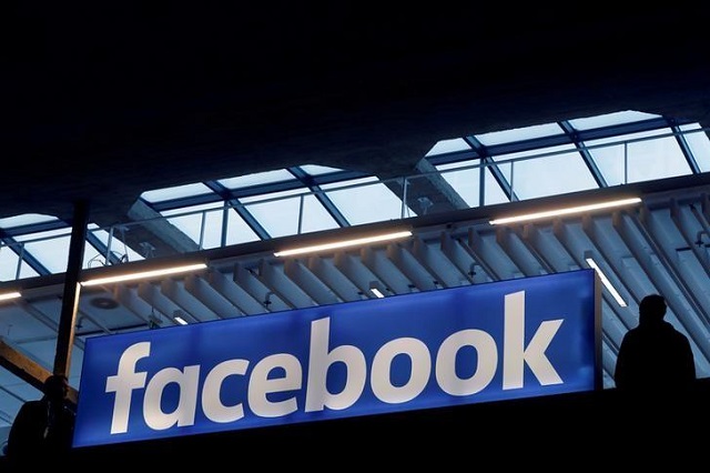 facebook logo is seen at a start up companies gathering at paris 039 station f in paris france on january 17 2017 photo reuters