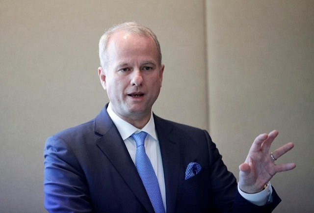 chief executive alexander everke of the multinational semiconductor manufacturer ams austria mikro systeme addresses a annual news conference in zurich switzerland february 6 2018 photo reuters chief executive alexander everke of the multinational semiconductor manufacturer ams austria mikro systeme addresses a annual news conference in zurich switzerland february 6 2018 photo reuters