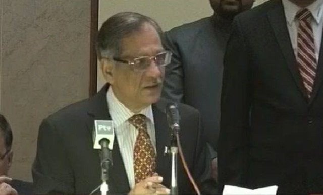 the chief justice of pakistan saqib nisar photo file