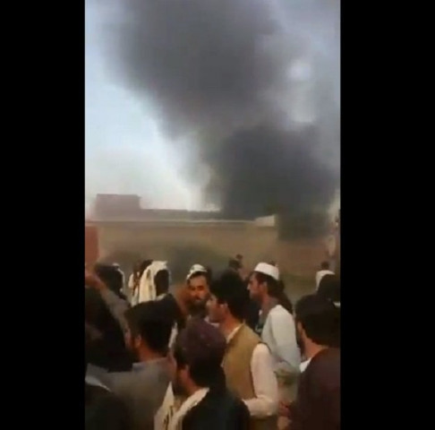 members of wazir tribe set ablaze offices of aman lashkar screengrab members of wazir tribe set ablaze offices of aman lashkar screengrab