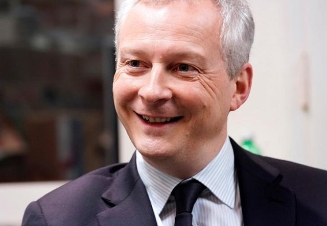 french finance minister bruno le maire attends an interview with reuters during the world economic forum wef annual meeting in davos switzerland january 25 2018 photo reuters