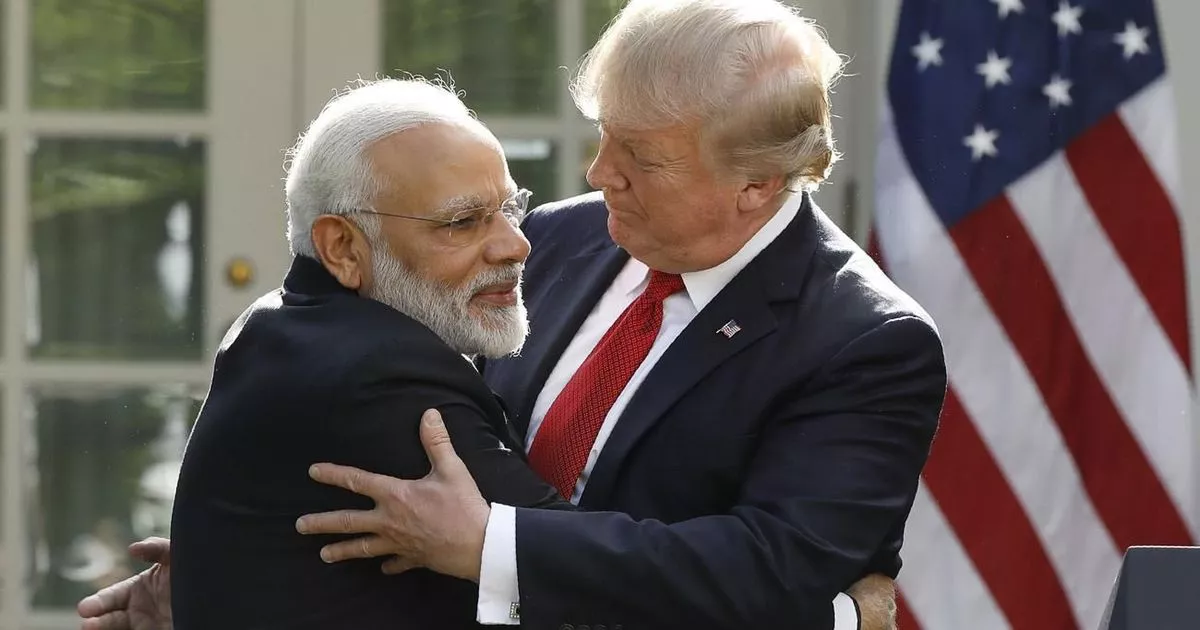 india 039 s prime minister narendra modi hugs us president donald trump as they give joint statements in the rose garden of the white house in washington us photo reuters india 039 s prime minister narendra modi hugs us president donald trump as they give joint statements in the rose garden of the white house in washington us photo reuters