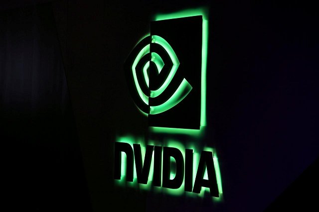 a nvidia logo is shown at siggraph 2017 in los angeles california us july 31 2017 photo reuters
