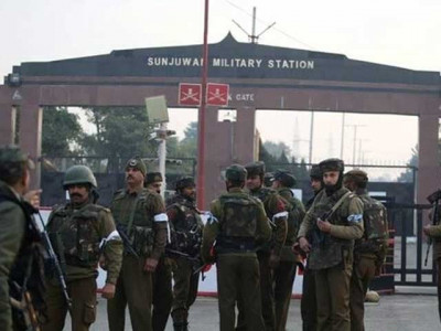 two killed as militants attack indian camp in iok police