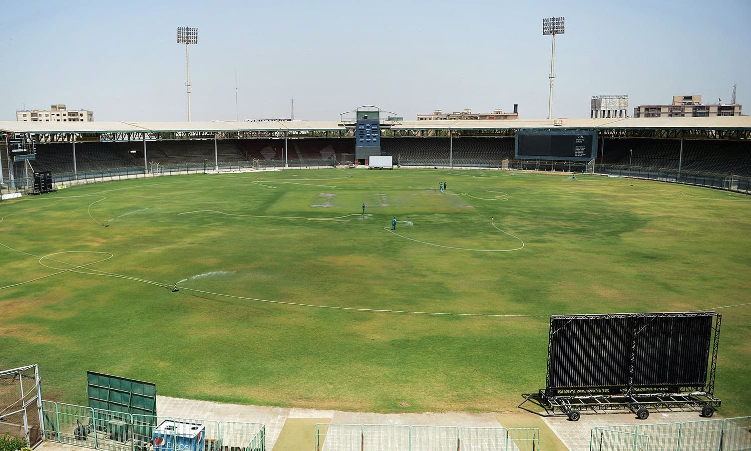 for psl final home dept wants temporary hospital at karachi s national stadium