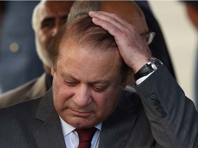 the video goes viral on social media with quot go nawaz go quot and quot imran zindabad quot being chanted photo afp file