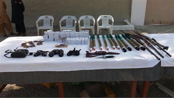 cache of arms ammunition recovered in ibos photo ispr