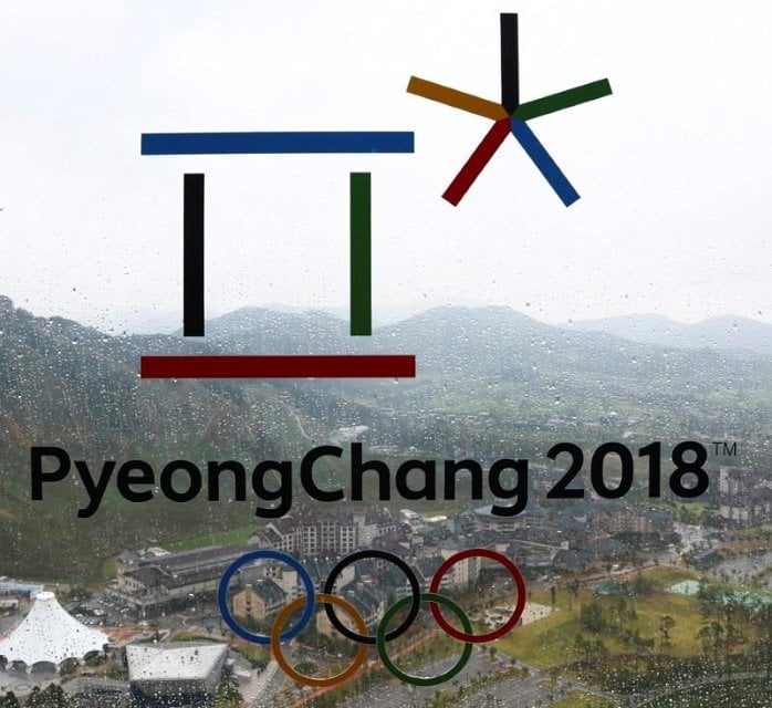 the pyeongchang 2018 winter olympic games logo is seen at the the alpensia ski jumping centre in pyeongchang south korea september 27 2017 photo reuters