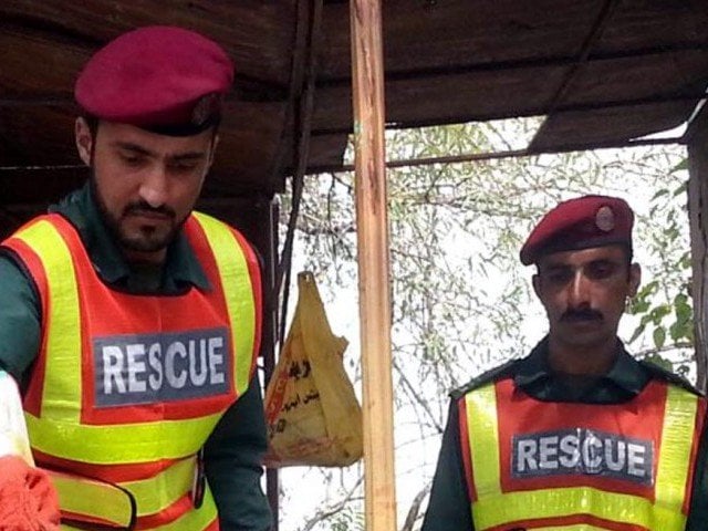 man down suicidal pindi resident rescued from 100 feet well in dramatic fashion