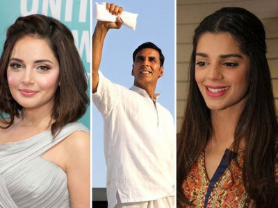 sanam saeed armeena khan come together to support padman sanam saeed armeena khan come together to support padman