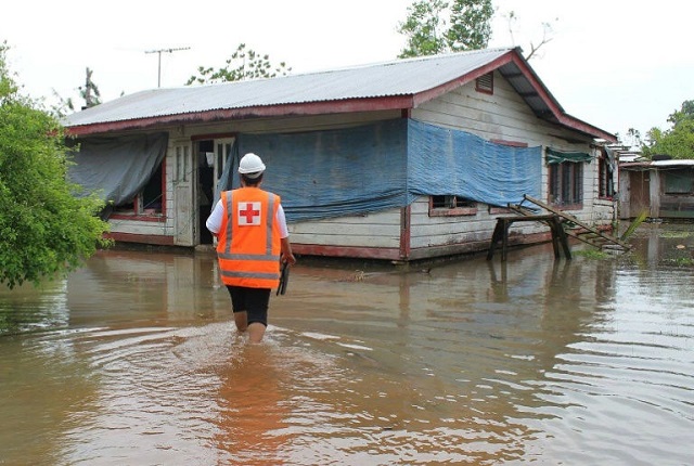 flooding in the samoan capital apia after after cyclone gita wreaked havoc neighbouring tonga is next in line photo afp