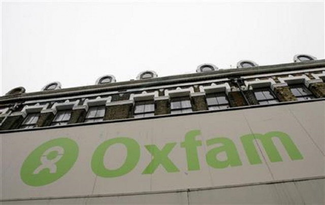 the oxfam logo is seen on a signage outside a store in dalston in east london november 28 2008 photo reuters the oxfam logo is seen on a signage outside a store in dalston in east london november 28 2008 photo reuters