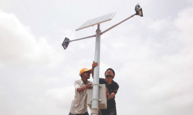 villages install solar panels in a village in sindh photo reuters file villages install solar panels in a village in sindh photo reuters file