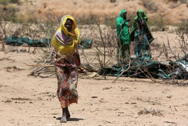an internally displaced woman walks through a camp on the outskirts of the town of qol ujeed on the border with ethiopia somaliland april 17 2016 photo reuters an internally displaced woman walks through a camp on the outskirts of the town of qol ujeed on the border with ethiopia somaliland april 17 2016 photo reuters