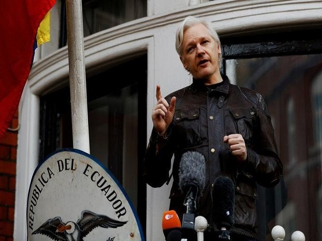 wikileaks founder julian assange is seen on the balcony of the ecuadorian embassy in london britain may 19 2017 photo reuters file photo wikileaks founder julian assange is seen on the balcony of the ecuadorian embassy in london britain may 19 2017 photo reuters file photo