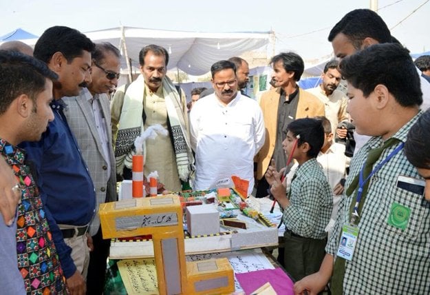 students come up with creative projects at two day science exhibition