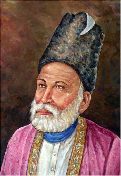 today is the 149th death anniversary of legendary poet mirza ghalib