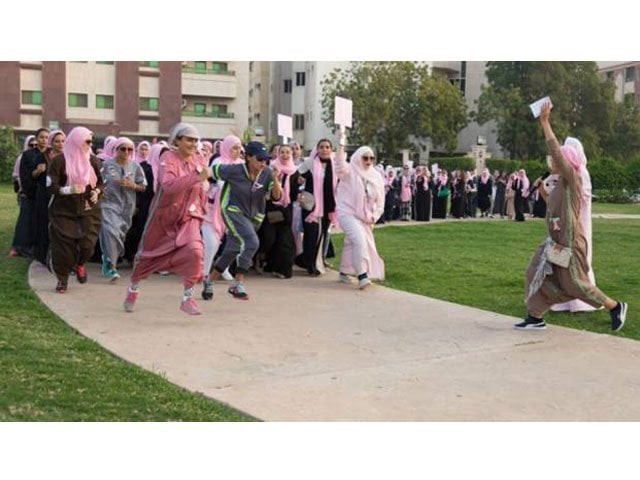 at least 15 health enthusiasts participated in the first session of the all women race photo courtesy gulf news at least 15 health enthusiasts participated in the first session of the all women race photo courtesy gulf news