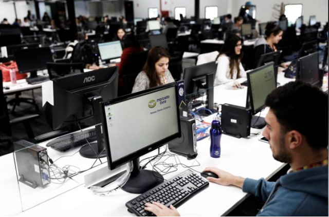 employees work at headquarters mercadolibre online marketplace company in sao paulo brazil july 10 2017 photo reuters employees work at headquarters mercadolibre online marketplace company in sao paulo brazil july 10 2017 photo reuters
