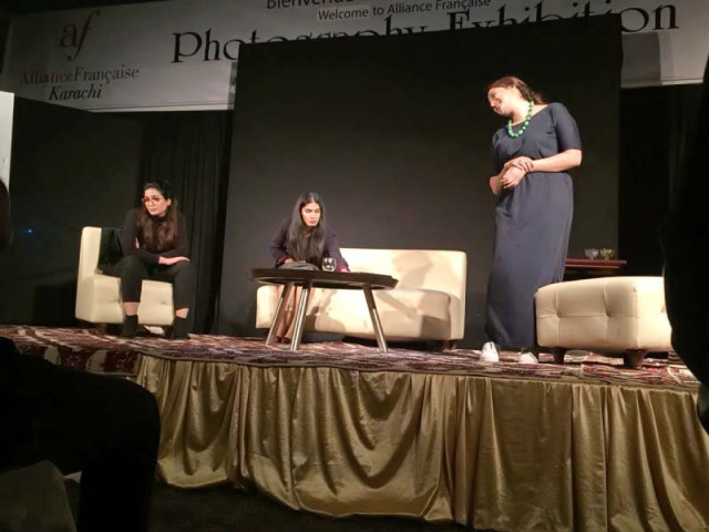female artistes perform at the play photo express