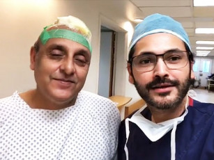 hair transplant infection pakistani actor
