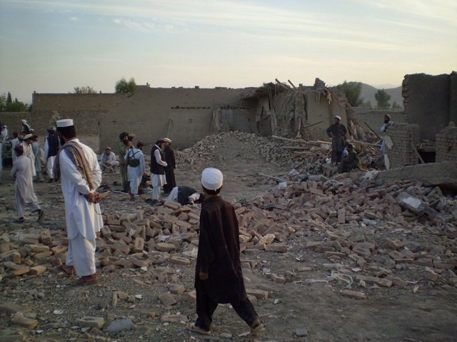 drone strike destroys taliban drug factory photo reuters