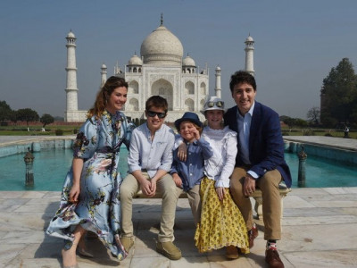 canada s trudeau begins india trip with taj mahal visit canada s trudeau begins india trip with taj mahal visit